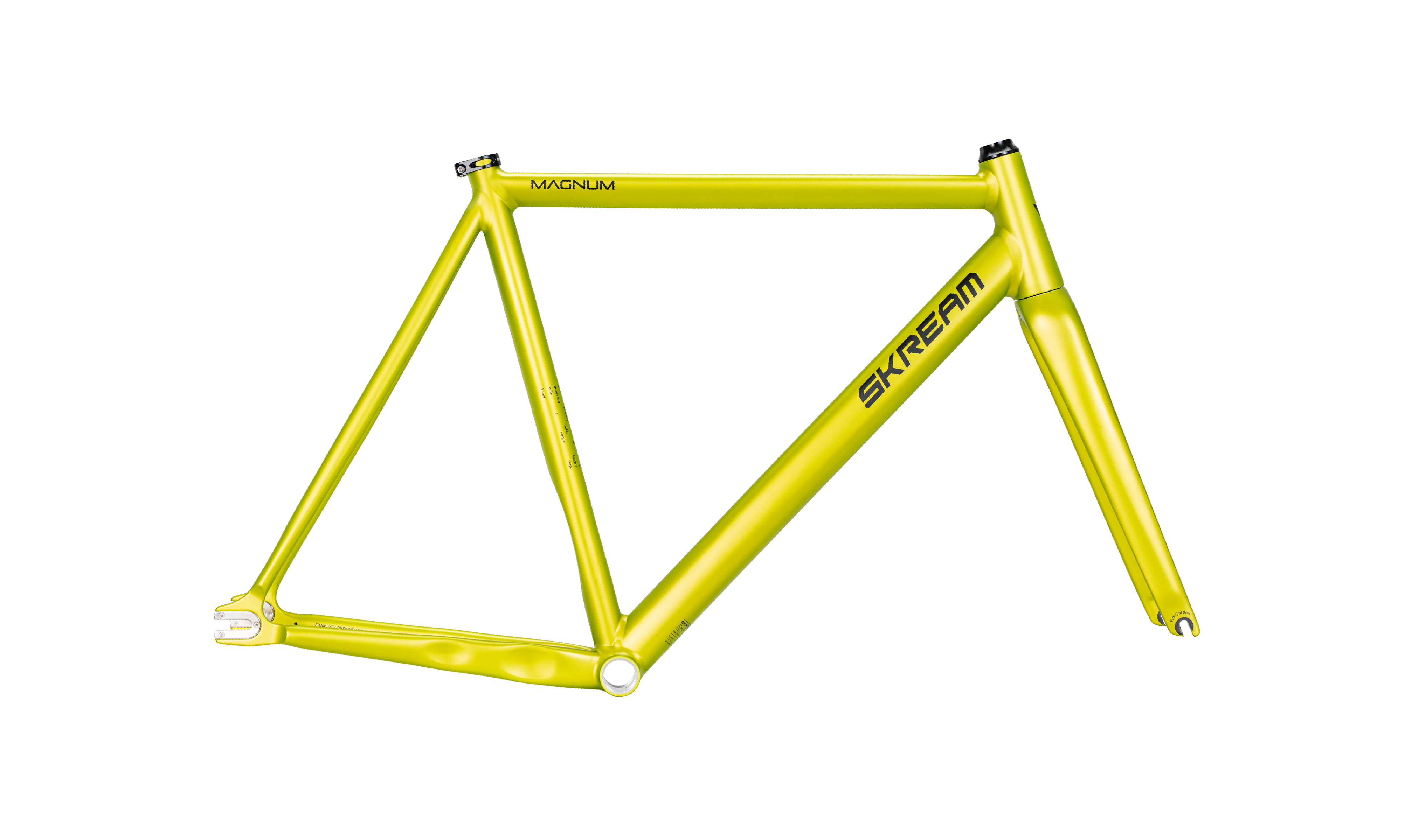 Skreambikes Magnum Lime Frameset: Fixed Gear, Crit, Single Speed & Commuter Bike