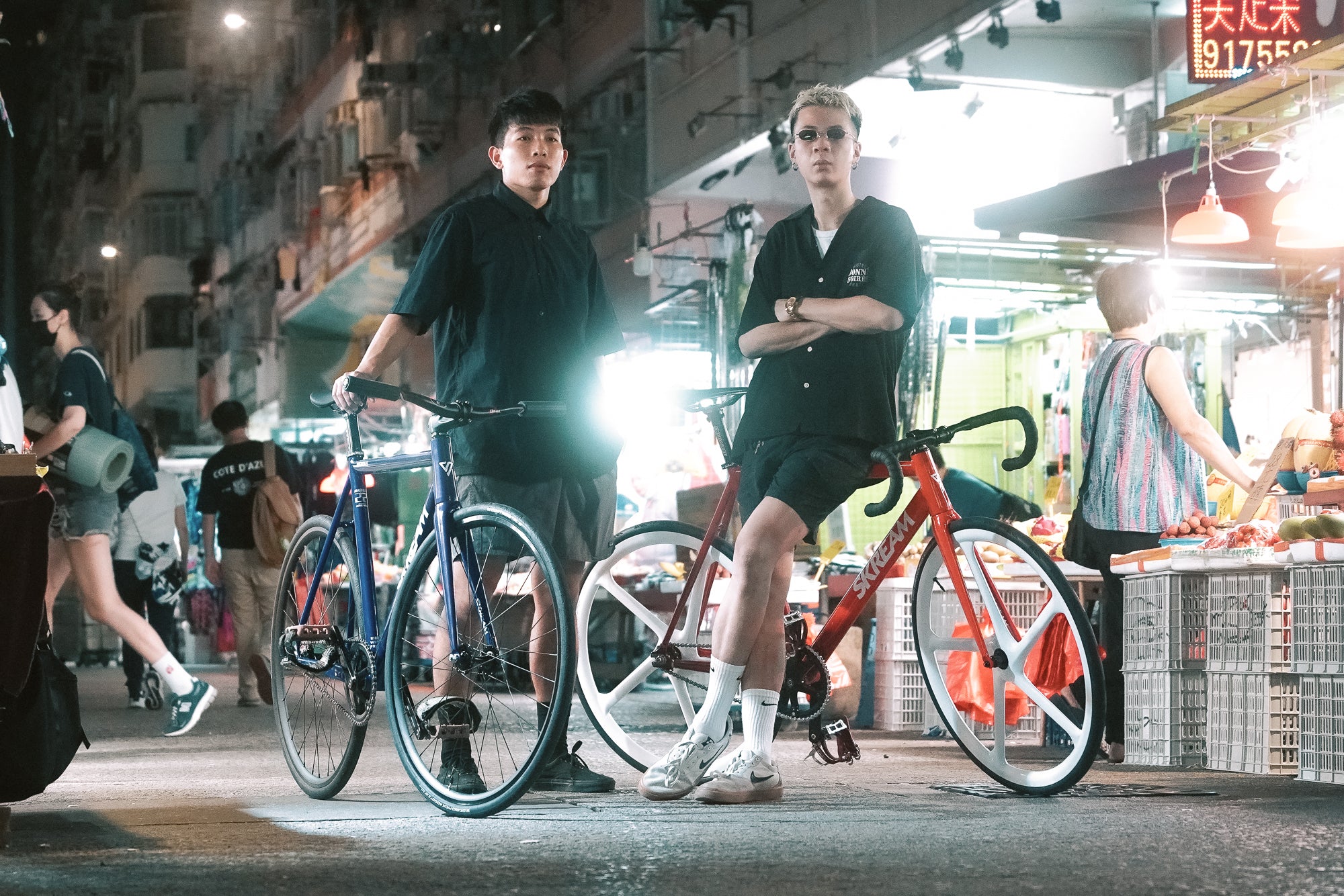 Skreambikes Magnum22 Frameset in Red/Violet Color