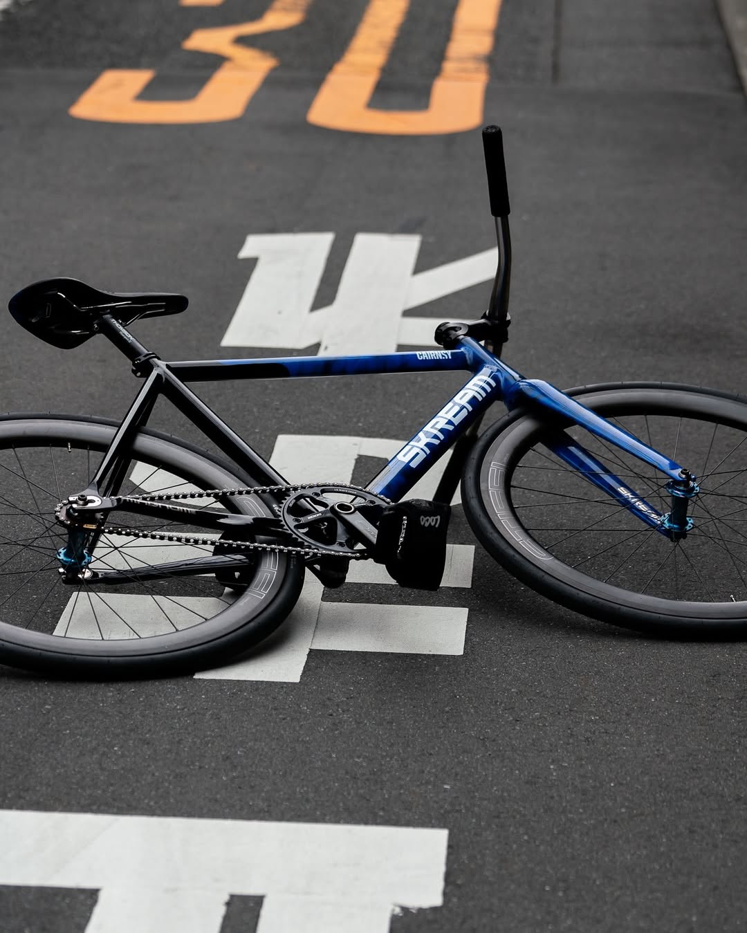 Skreambikes Magnum Smokey Limited Edition fixed gear frameset in Blue color