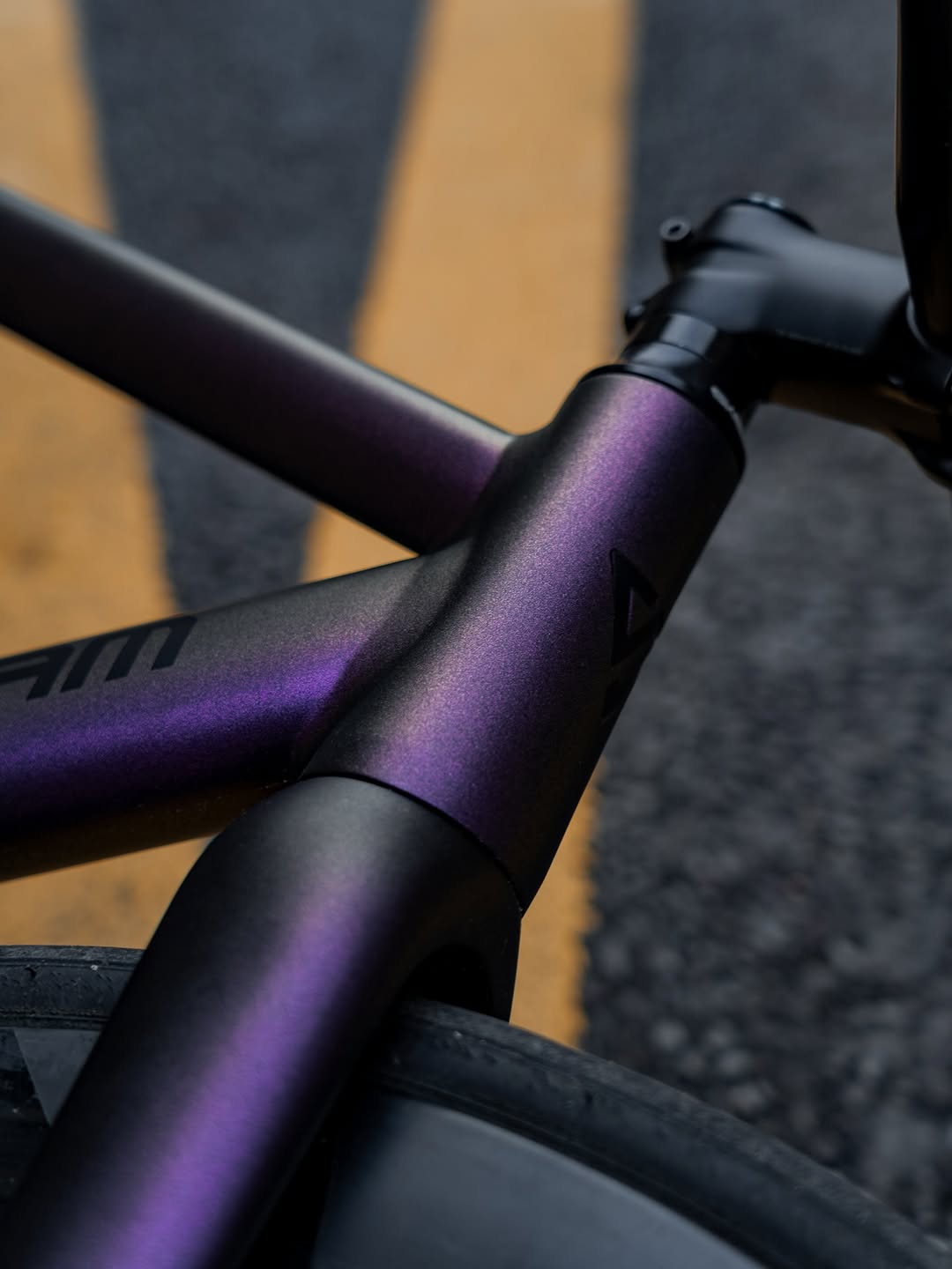 Skreambikes Magnum fixed gear frameset in Midnight Purple IV colour
