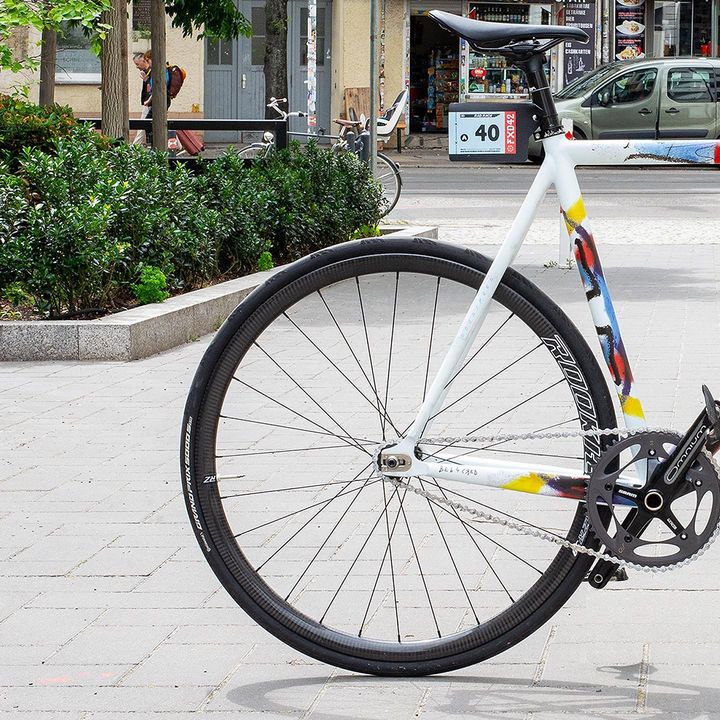 Skreambikes Magnum Onelife Cycle Team Edition fixed gear frameset in white colour