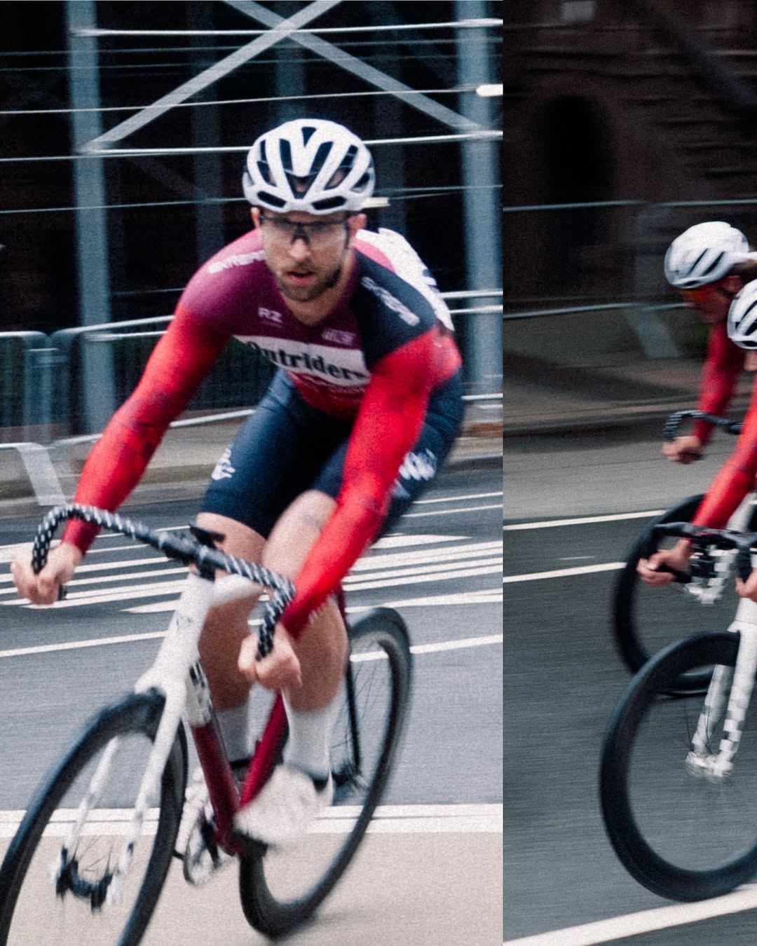 Skreambikes Magnum Outriders Team Edition fixed gear frameset in Red White color