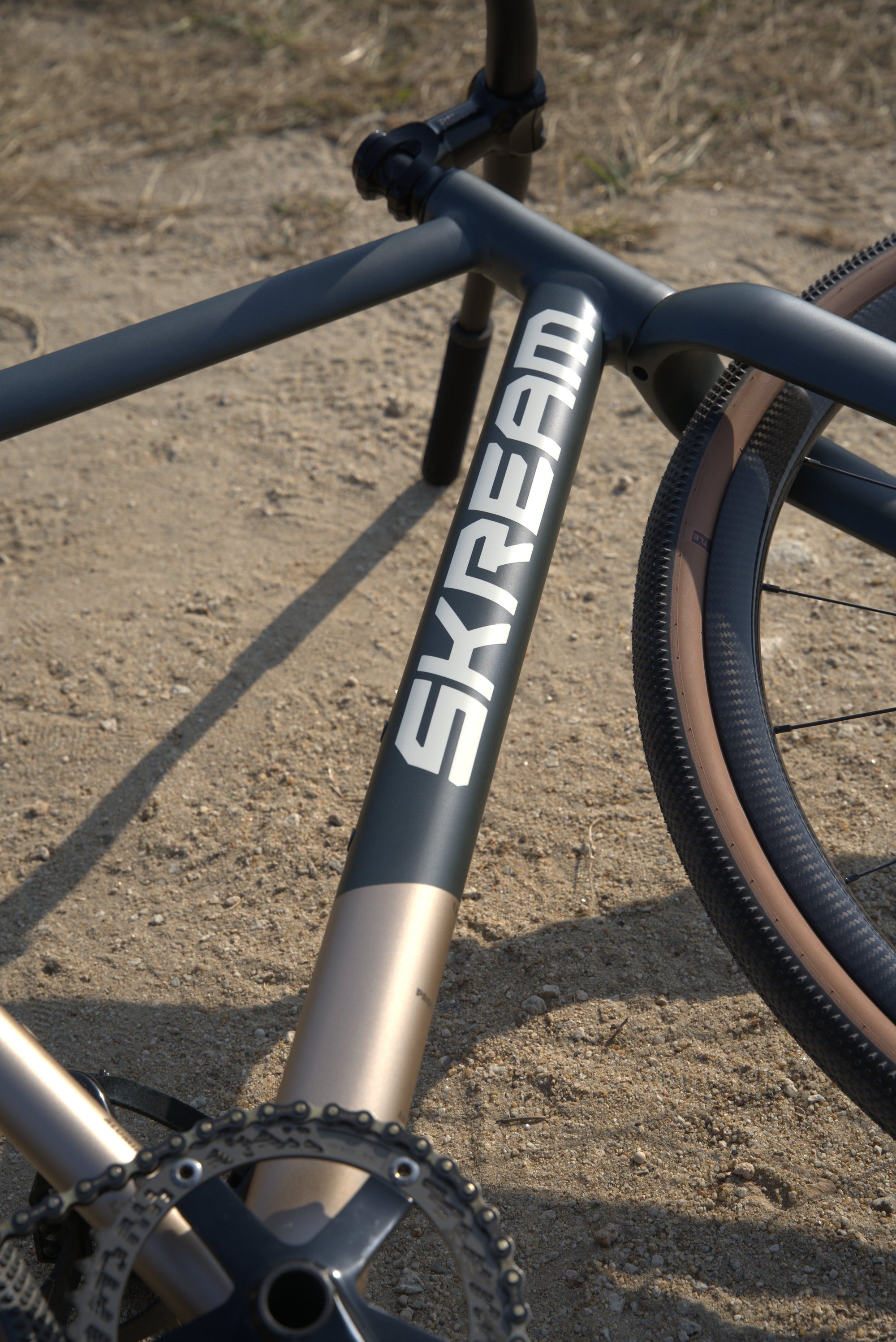 Skreambikes Ranger Tracklocross frameset in Forest Green color