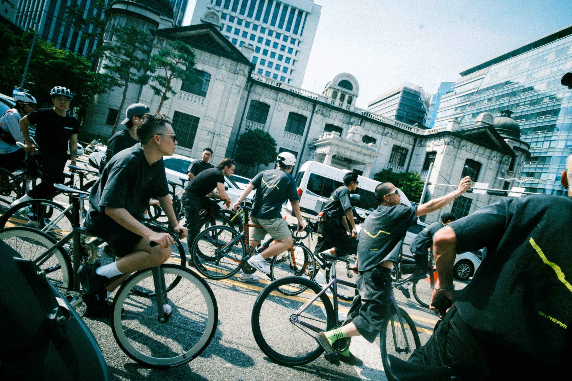 Skreambikes street culture and fixed gear community ride